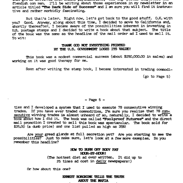 320 Secret Ways Gary Halbert