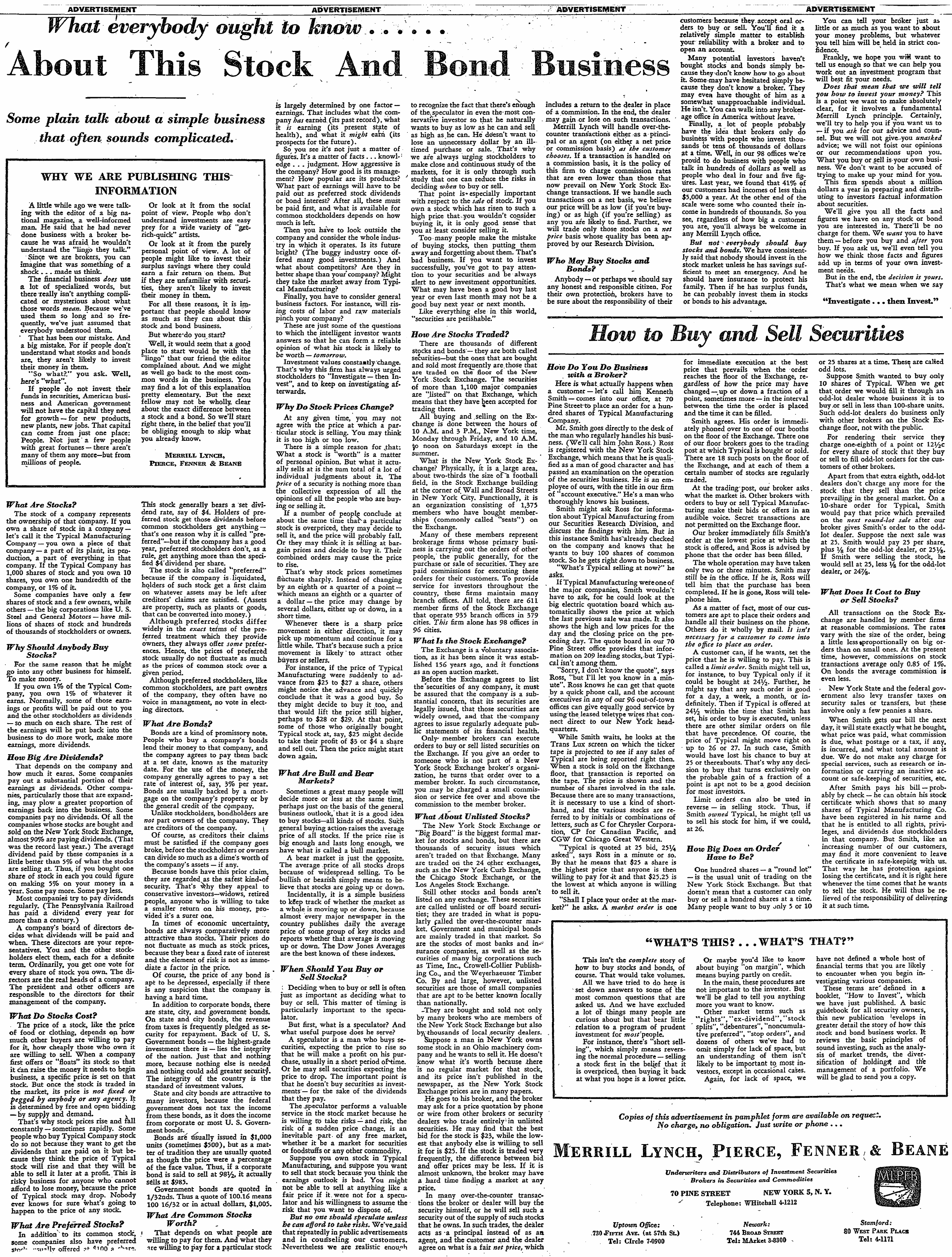 About This Stock Bond Louis Engel