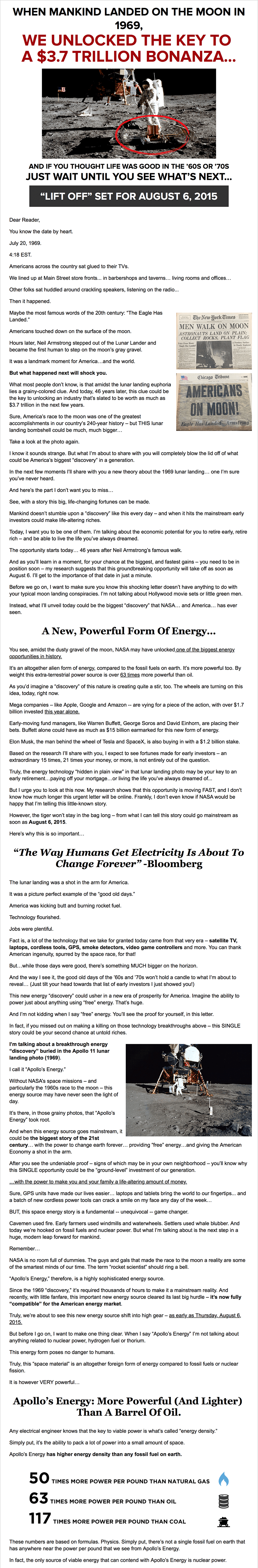 Apollo Salesletter Agora