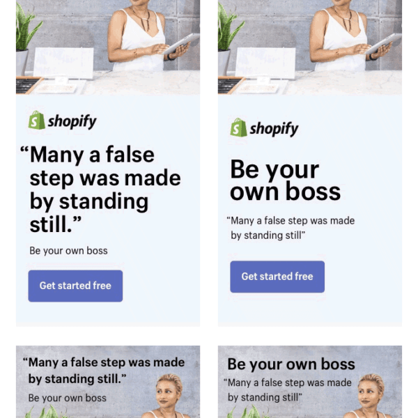 Banner Ad Copy From Shopify