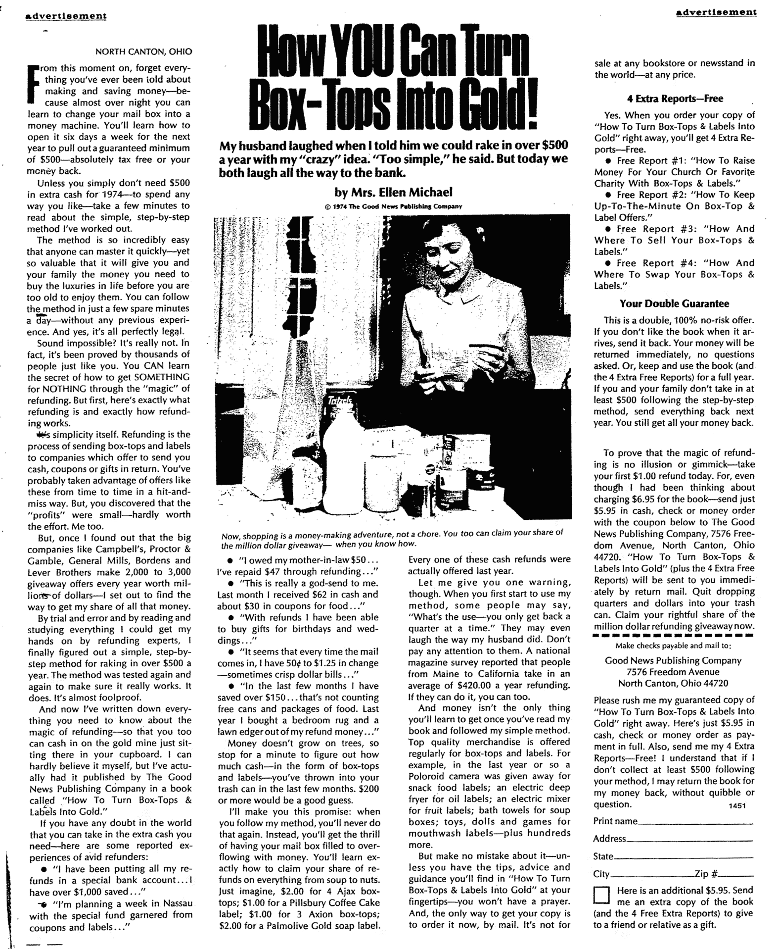 Box Tops Into Gold Ad By Gary Halbert