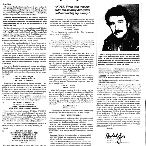 Burn Disease Ad By Eugene Schwartz