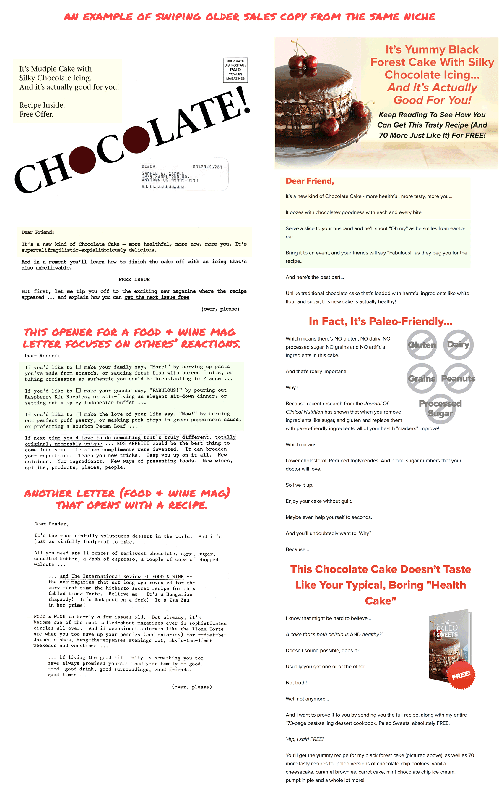 Chocolate Cake Swipe