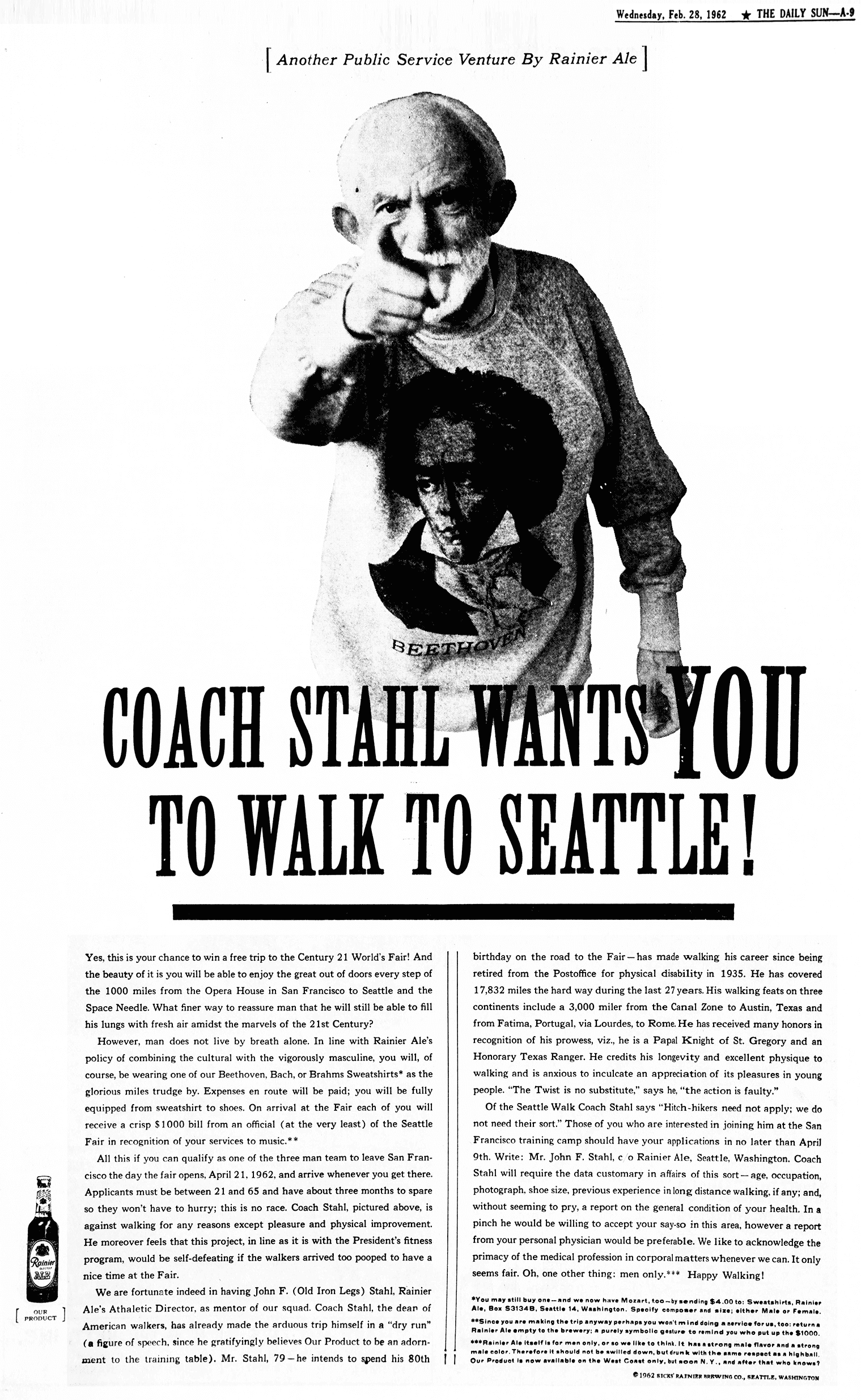 Coach Stahl Howard Gossage