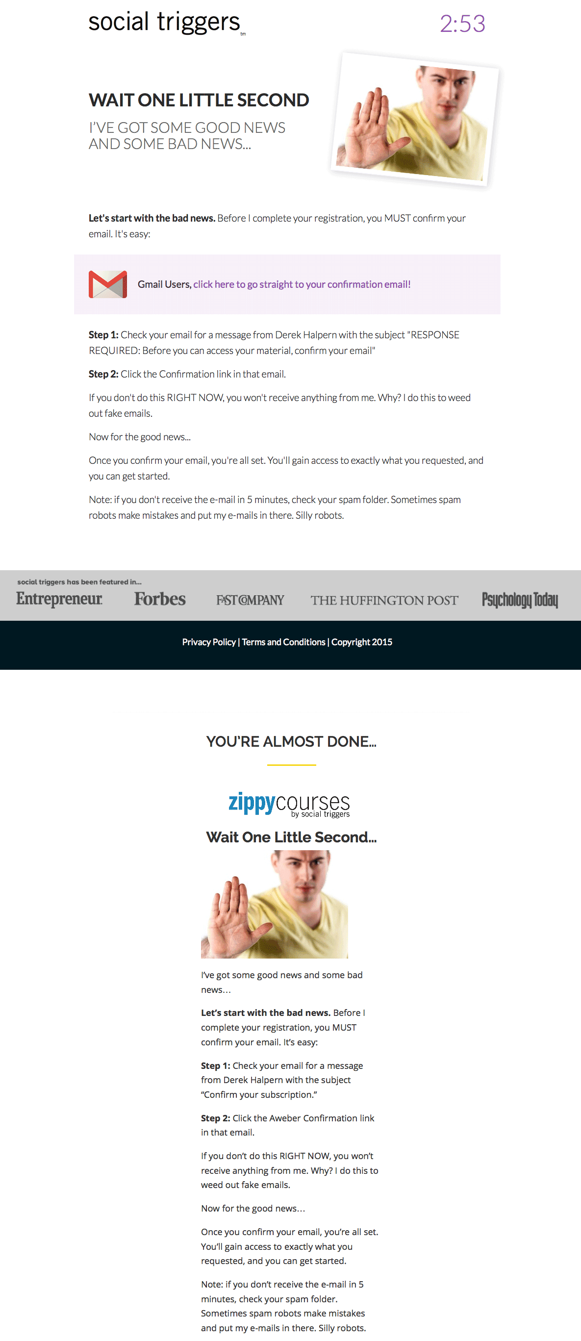 Confirmation Derekhalpern