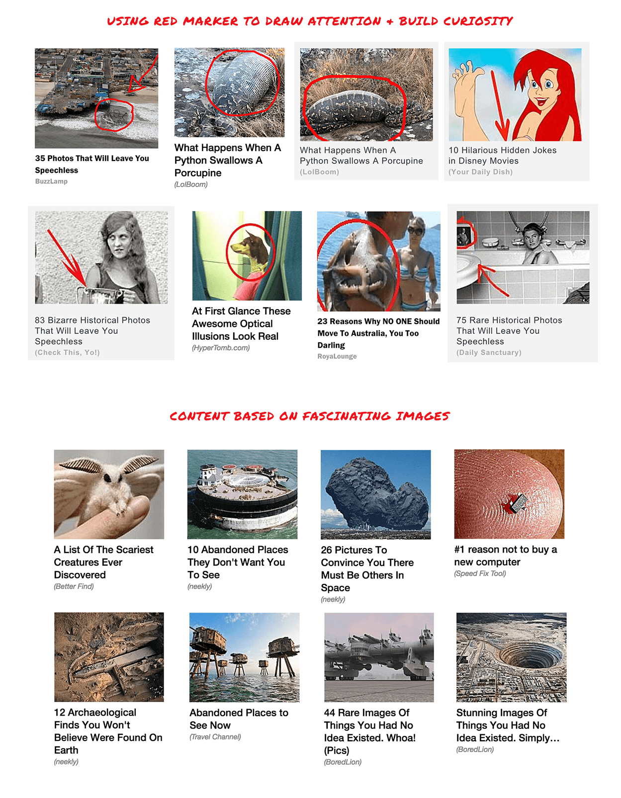 Content Recommendation Ad Tactics Image Based