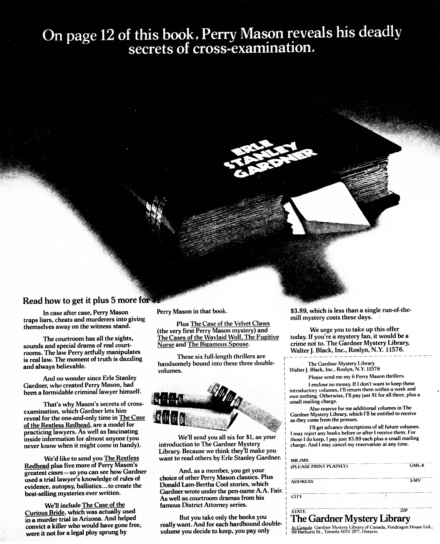 Dollar Book Offer Perry Mason