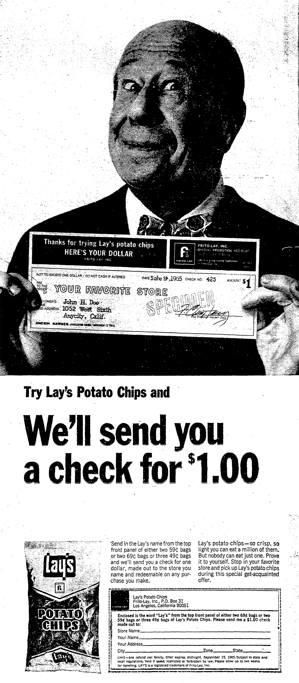 Dollar Offer Lays Chips