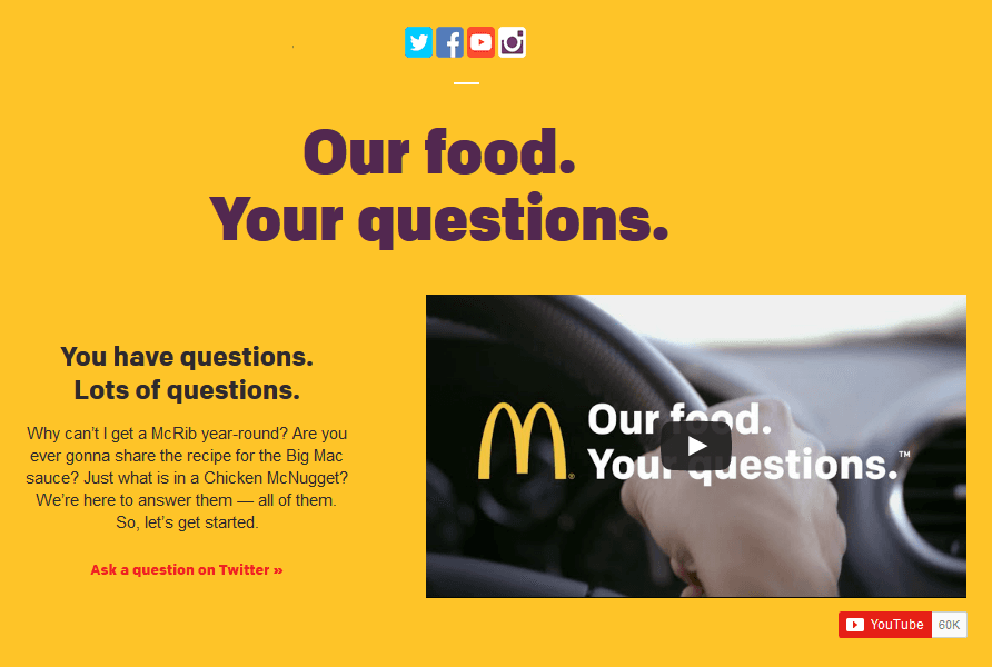Education Based Marketing Mcdonalds