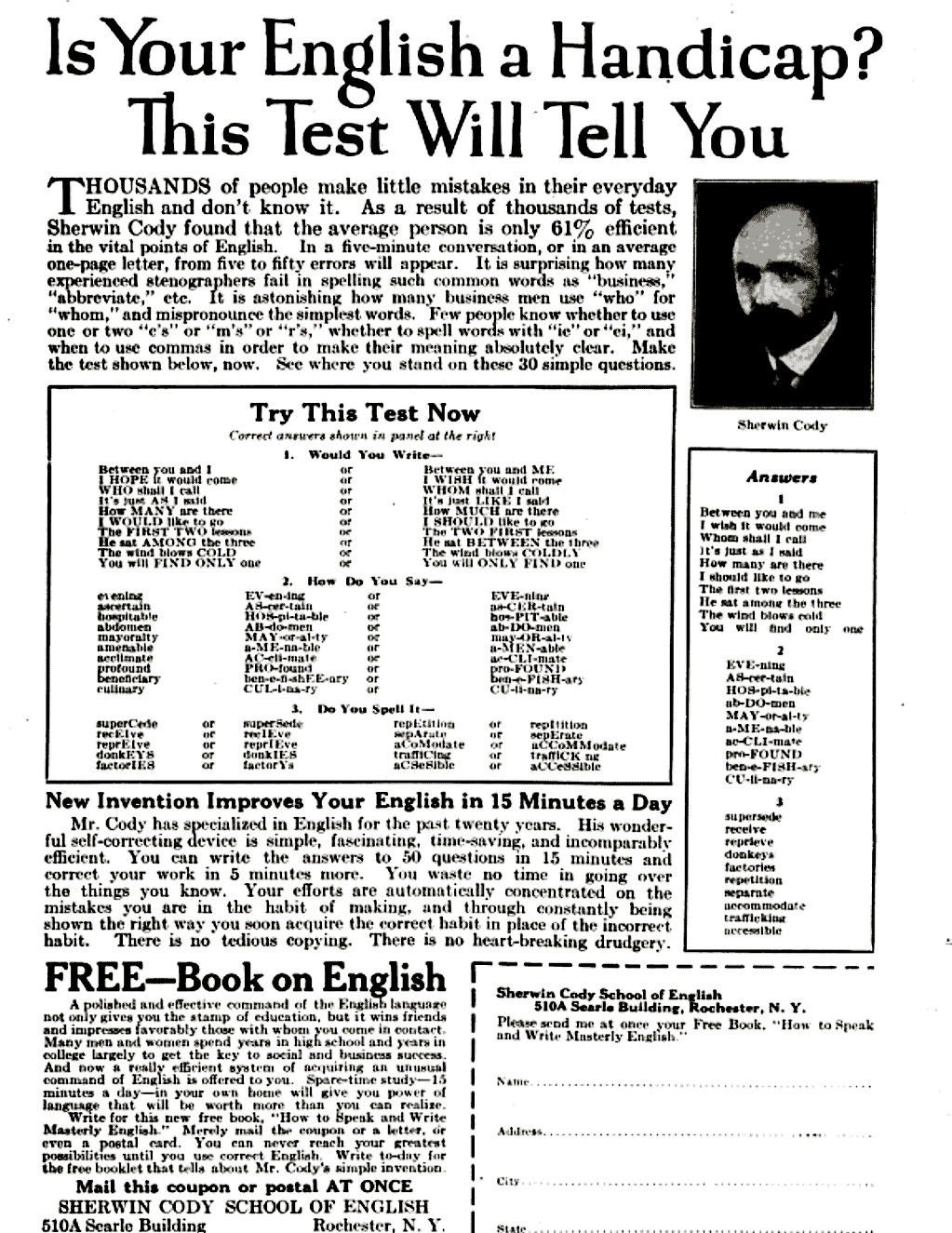 English Test Sherwincody