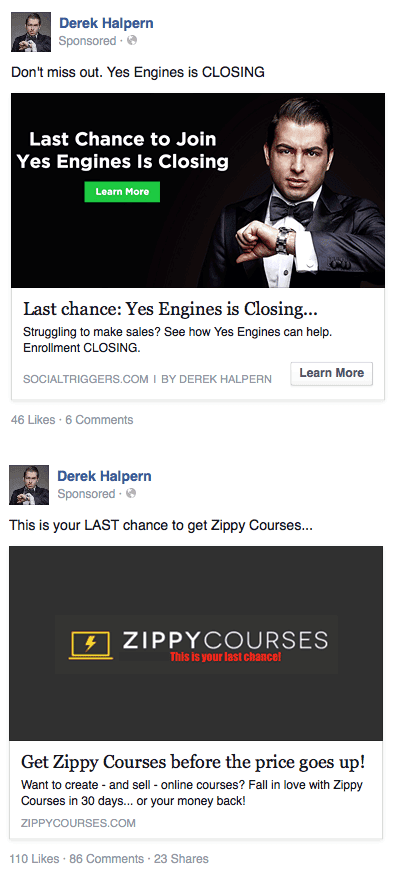 Facebook Ads Derek Halpern