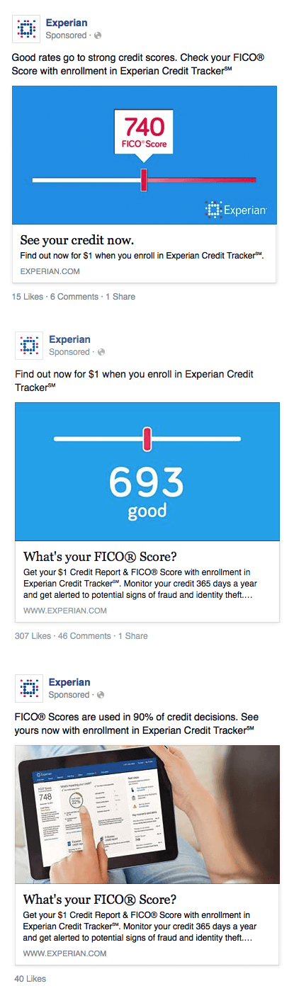 Facebook Ads Experian