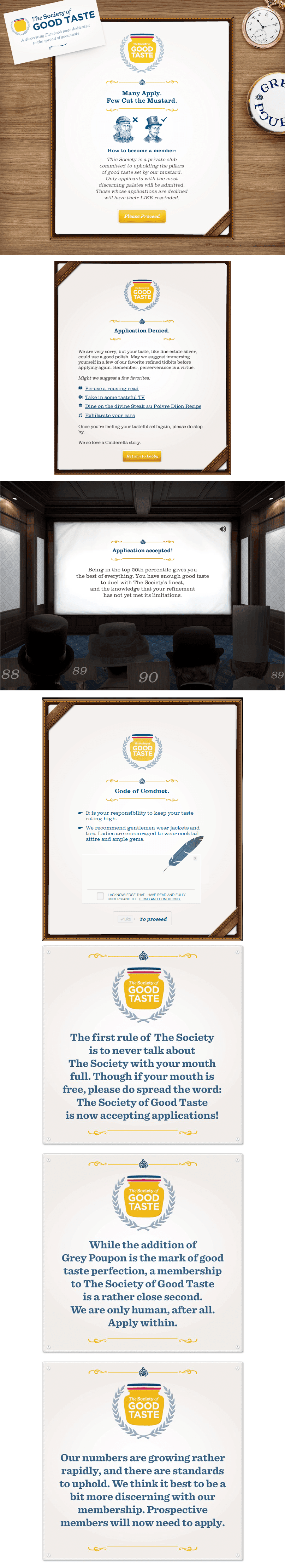 Facebook Ads Grey Poupon