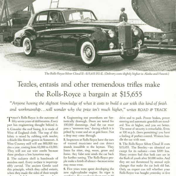 Flick Switch Rolls Royce Ogilvy