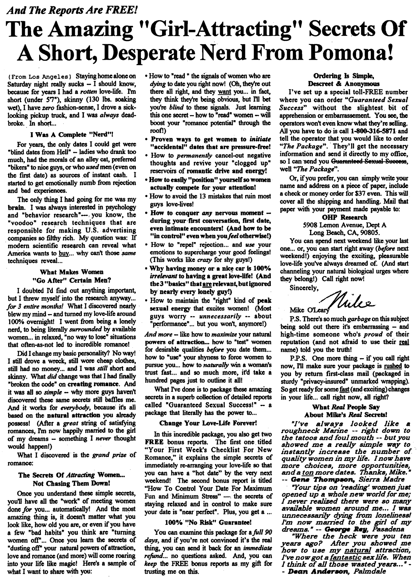 Girl Attracting John Carlton