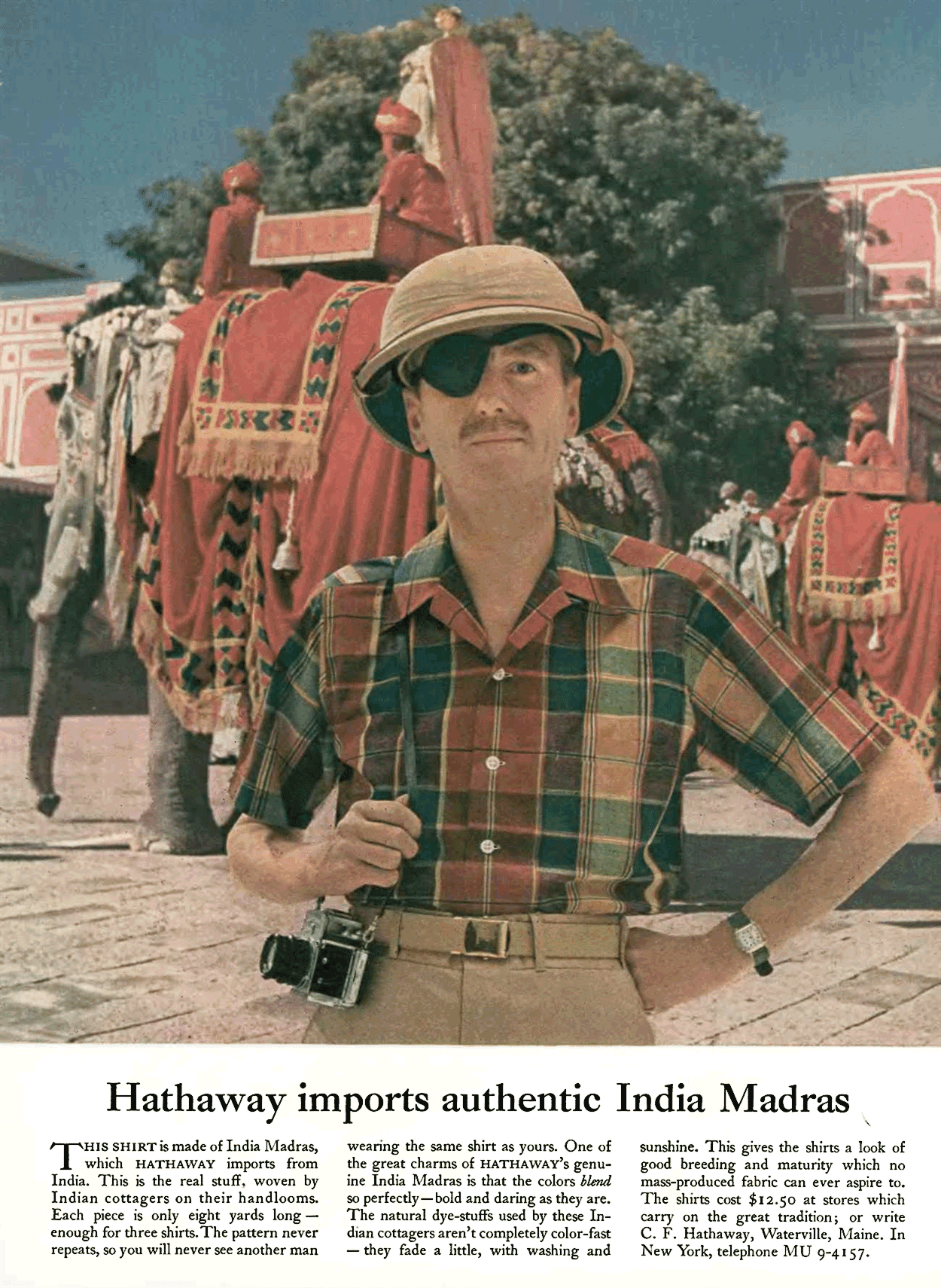 Hathaway Shirt Yale David Ogilvy