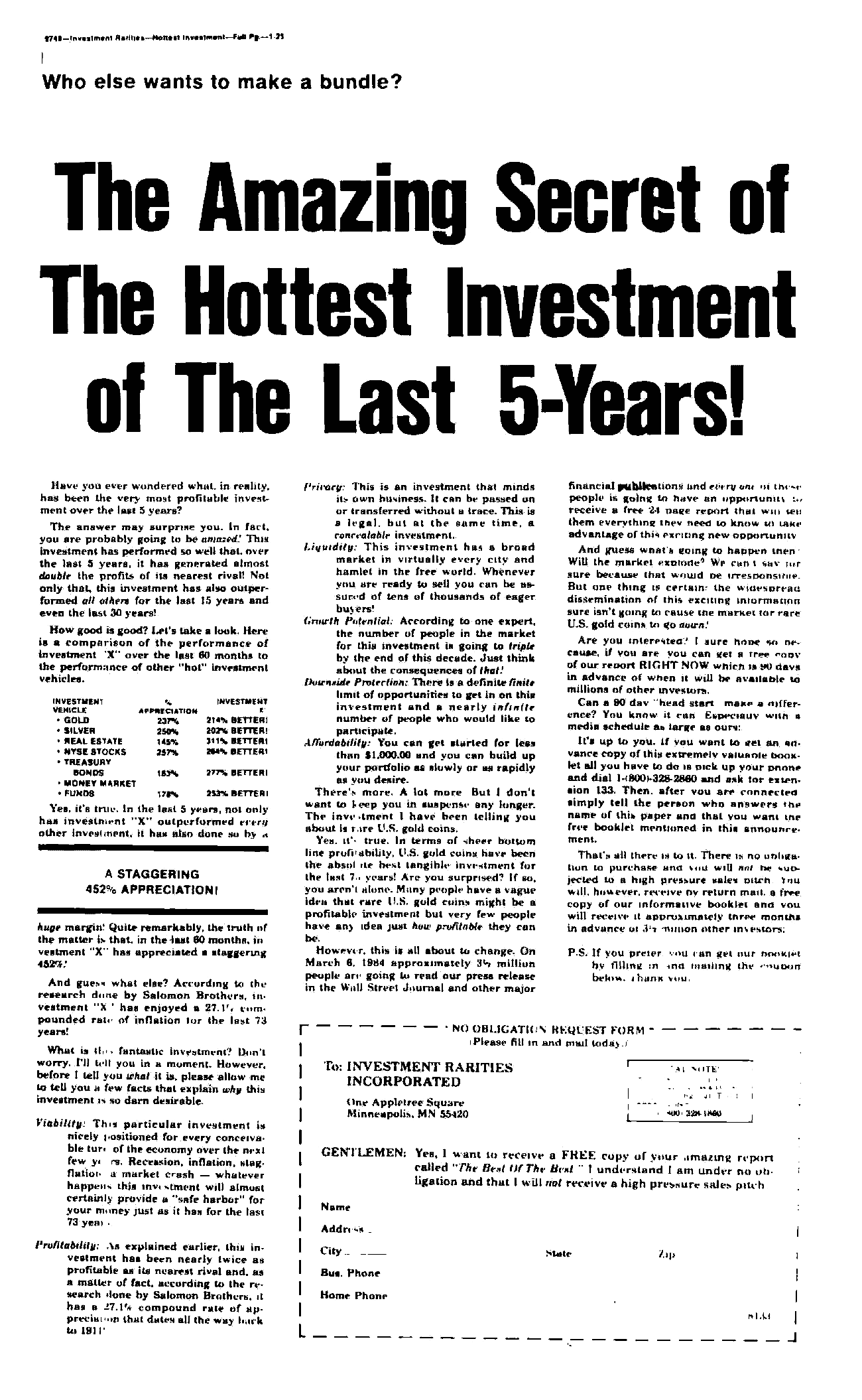 Hottest Investment Gary Halbert