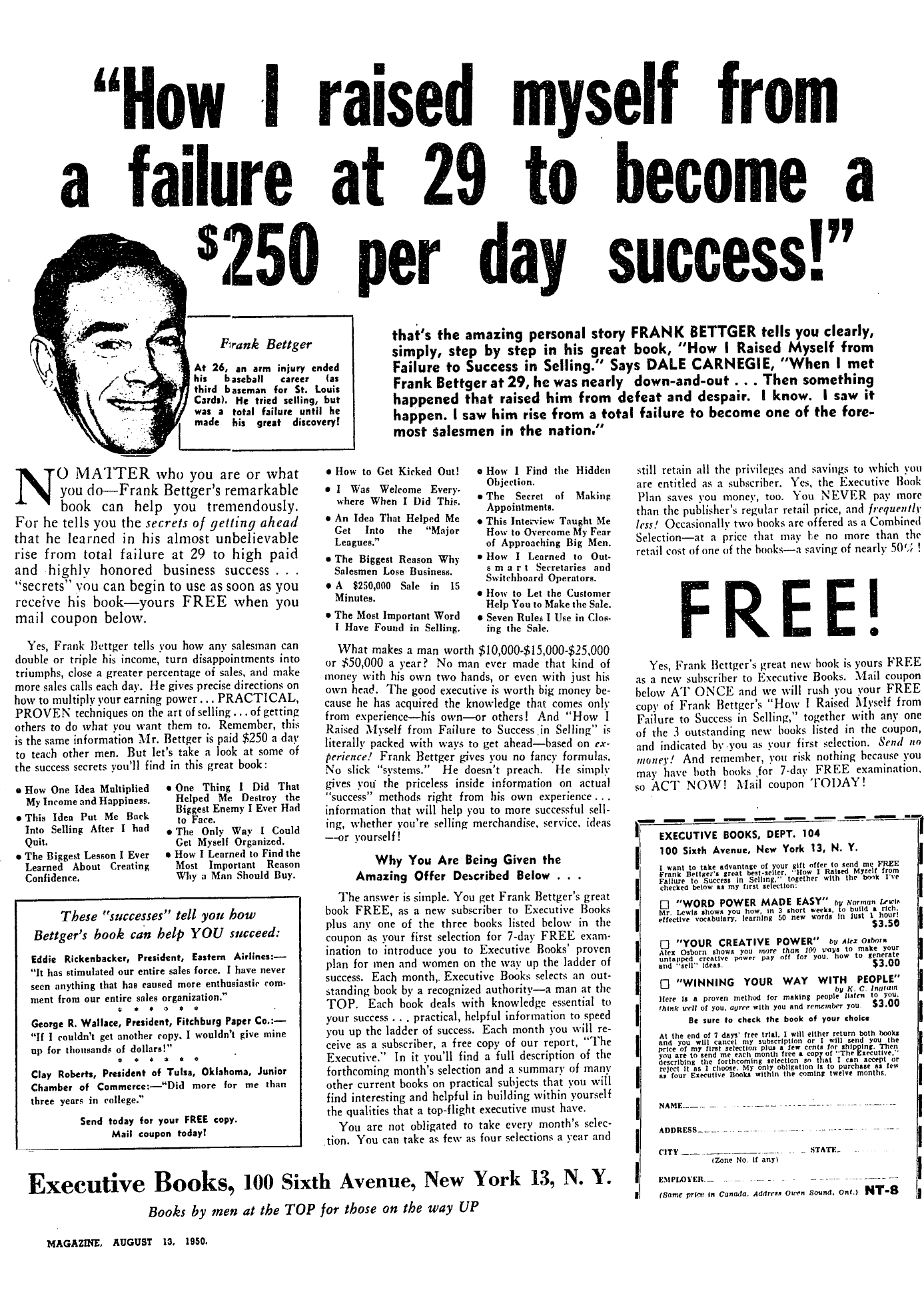 How I Raised Myself Letter By Victor Schwab