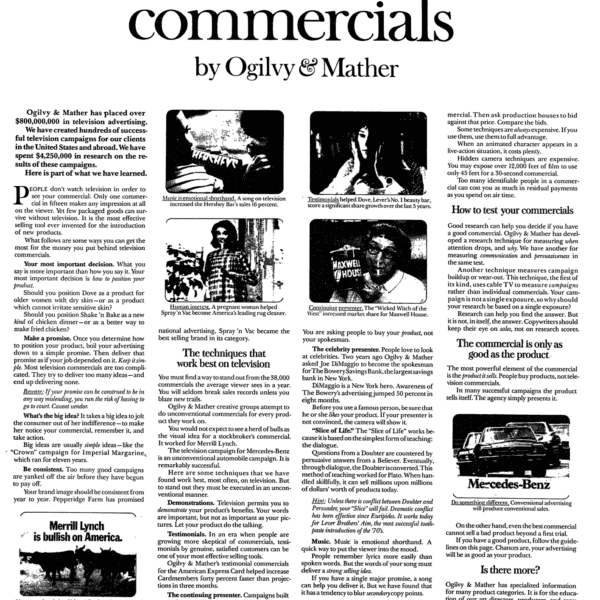 How To Financial Advertising Ad By David Ogilvy