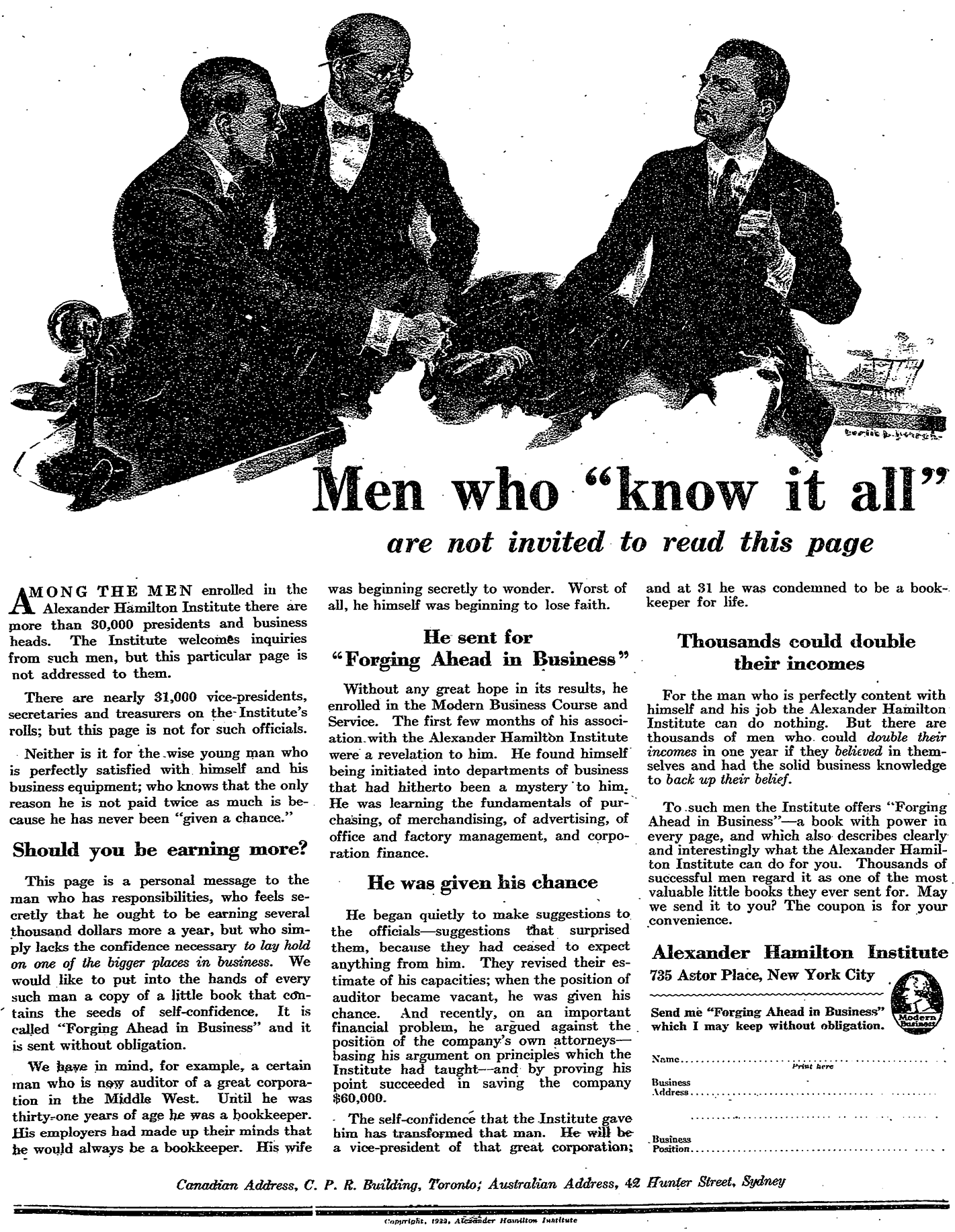 Know It All Ad Bruce Barton