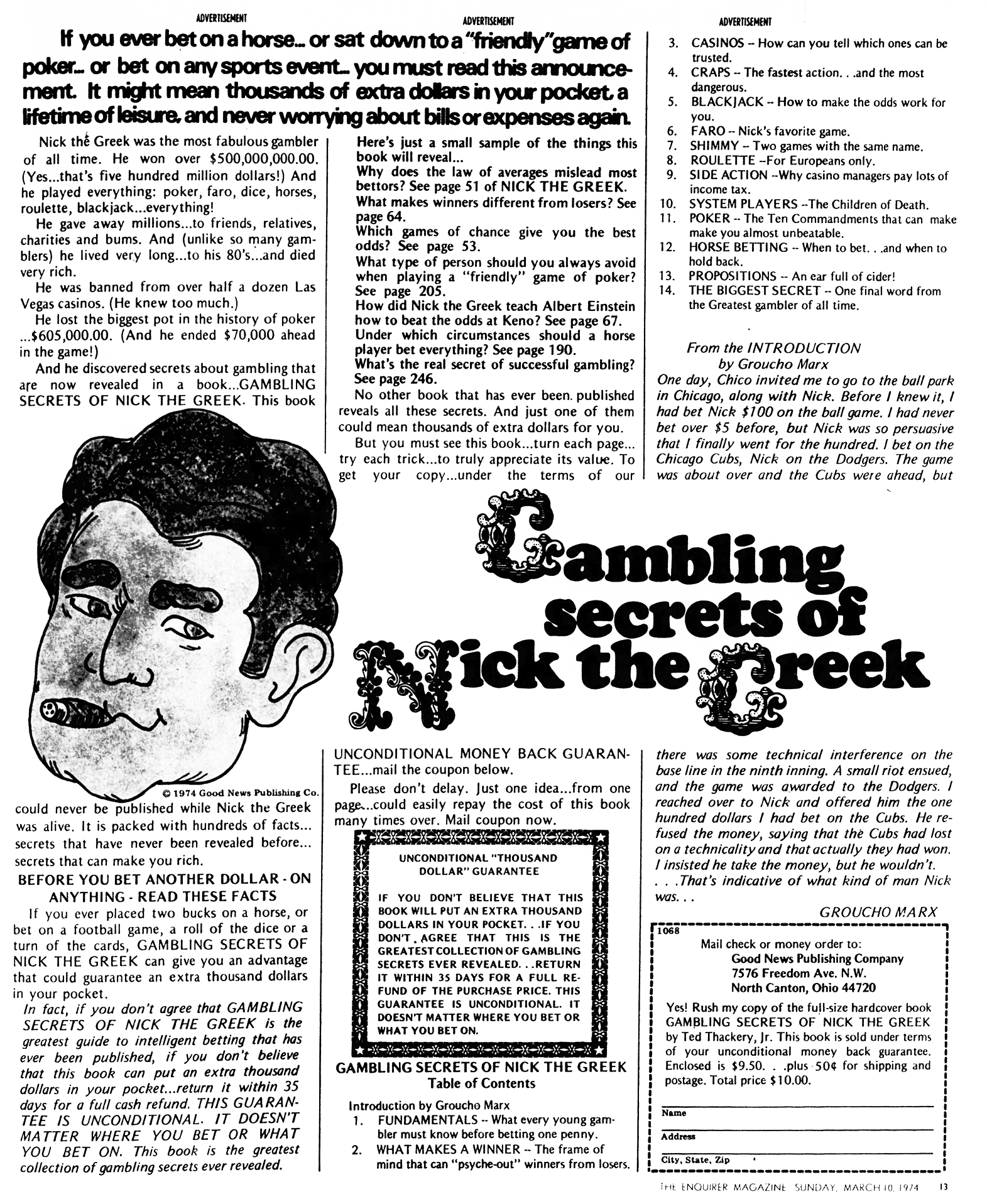 Nicky The Greek Gary Halbert