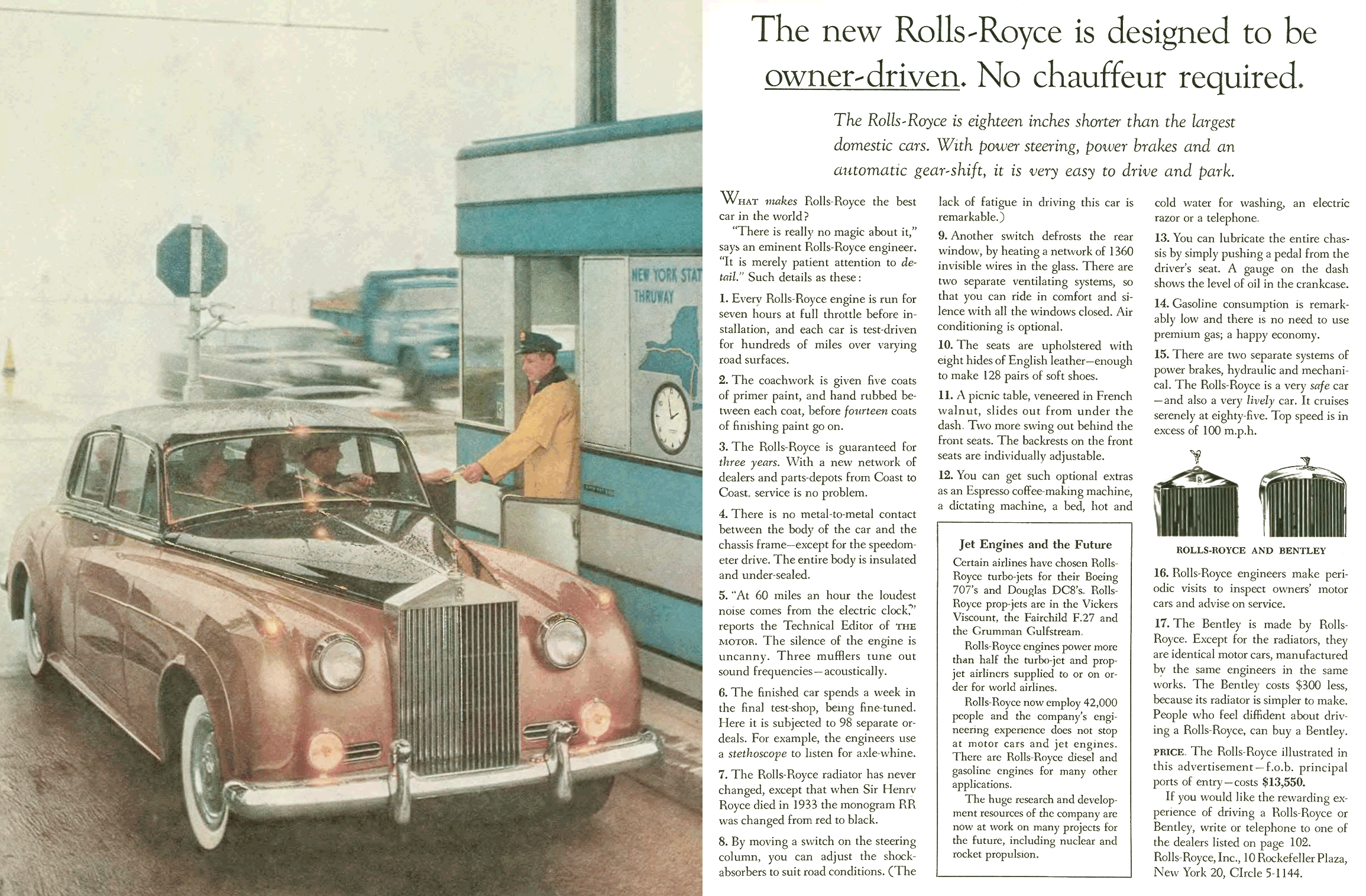No Chauffeur Rolls Royce David Ogilvy