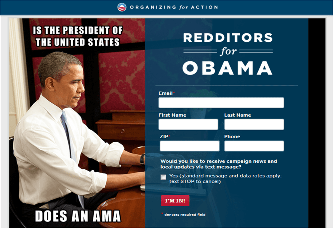 Obama Entertainment Ads