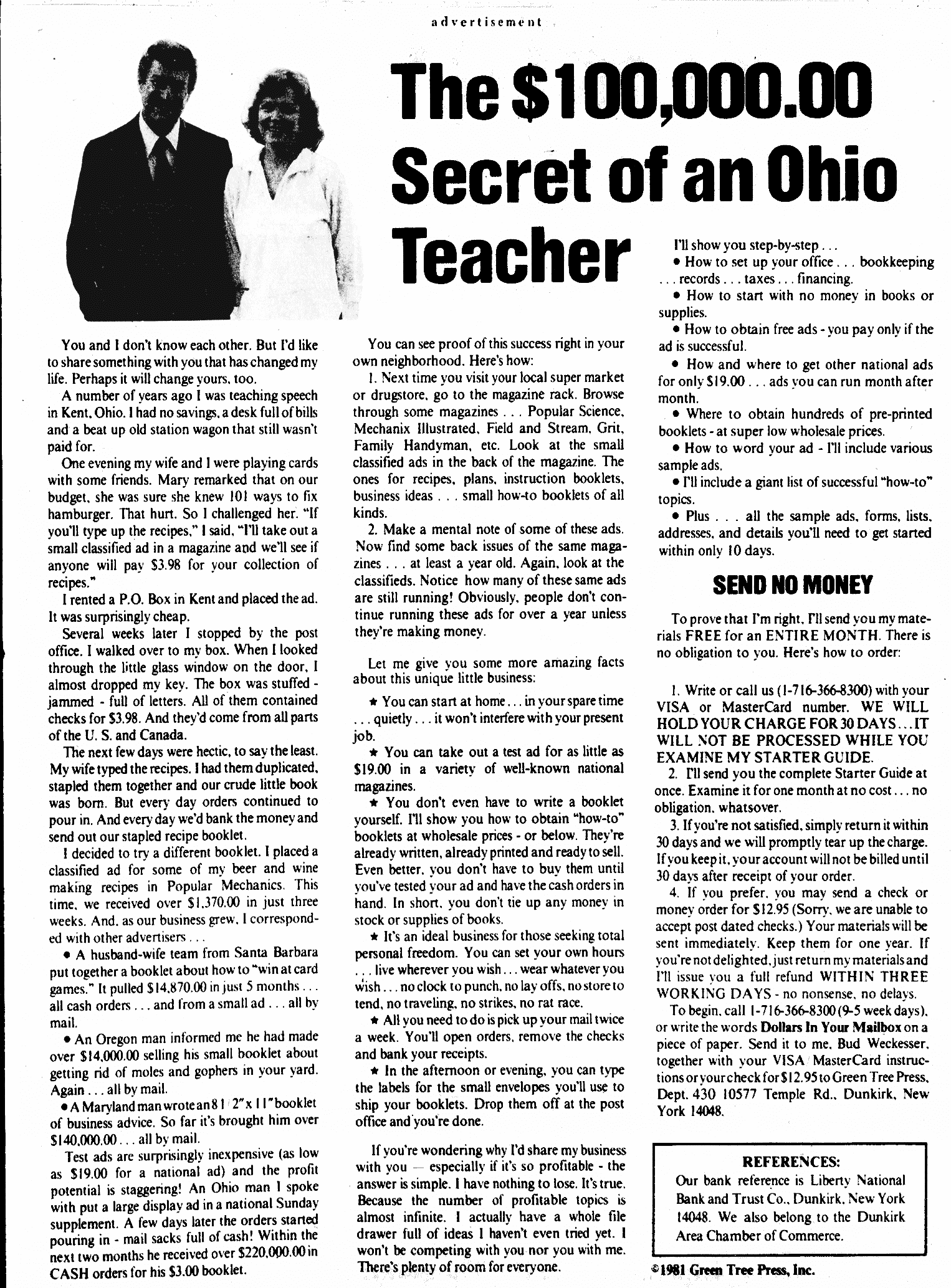 Ohio Housewife Ad Greentree