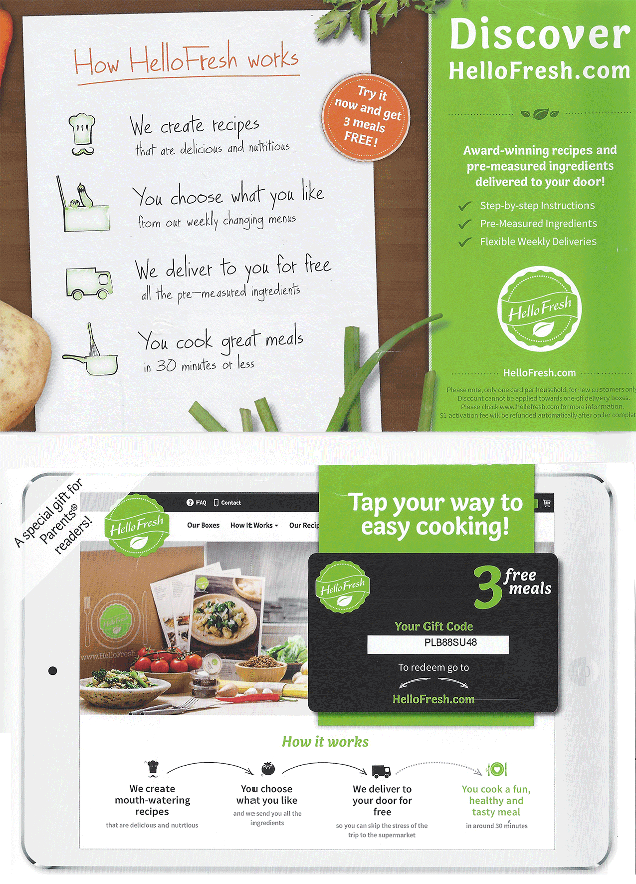 Postcard Hellofresh