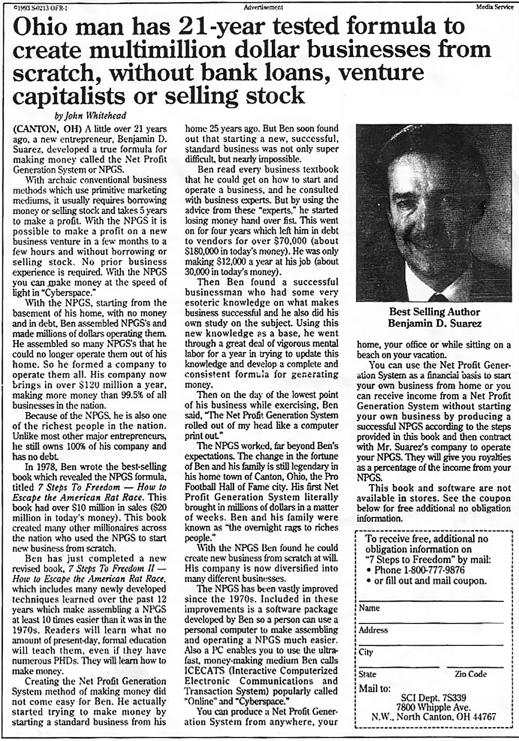 Tested Formula Ad Ben Suarez