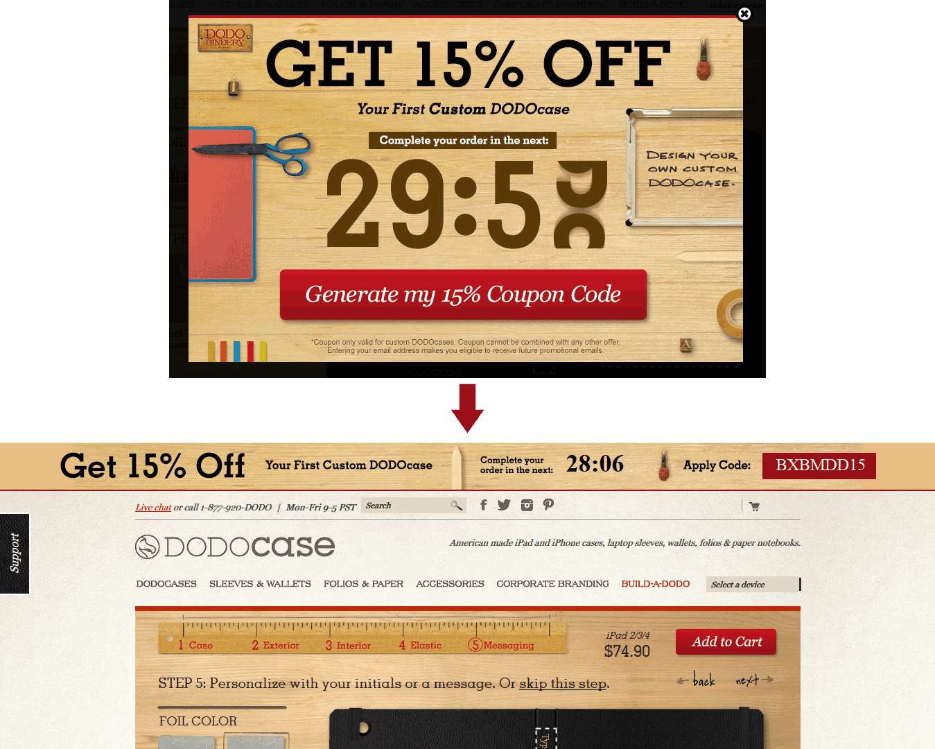 Timed Offer From Dodocase