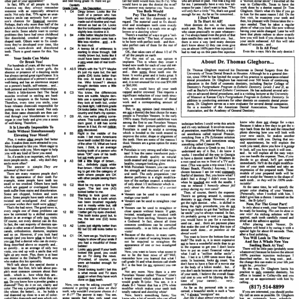 Tooth Doctor Advertorials