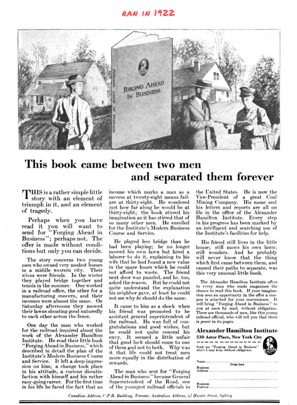 Wallstreet Letter Conroy