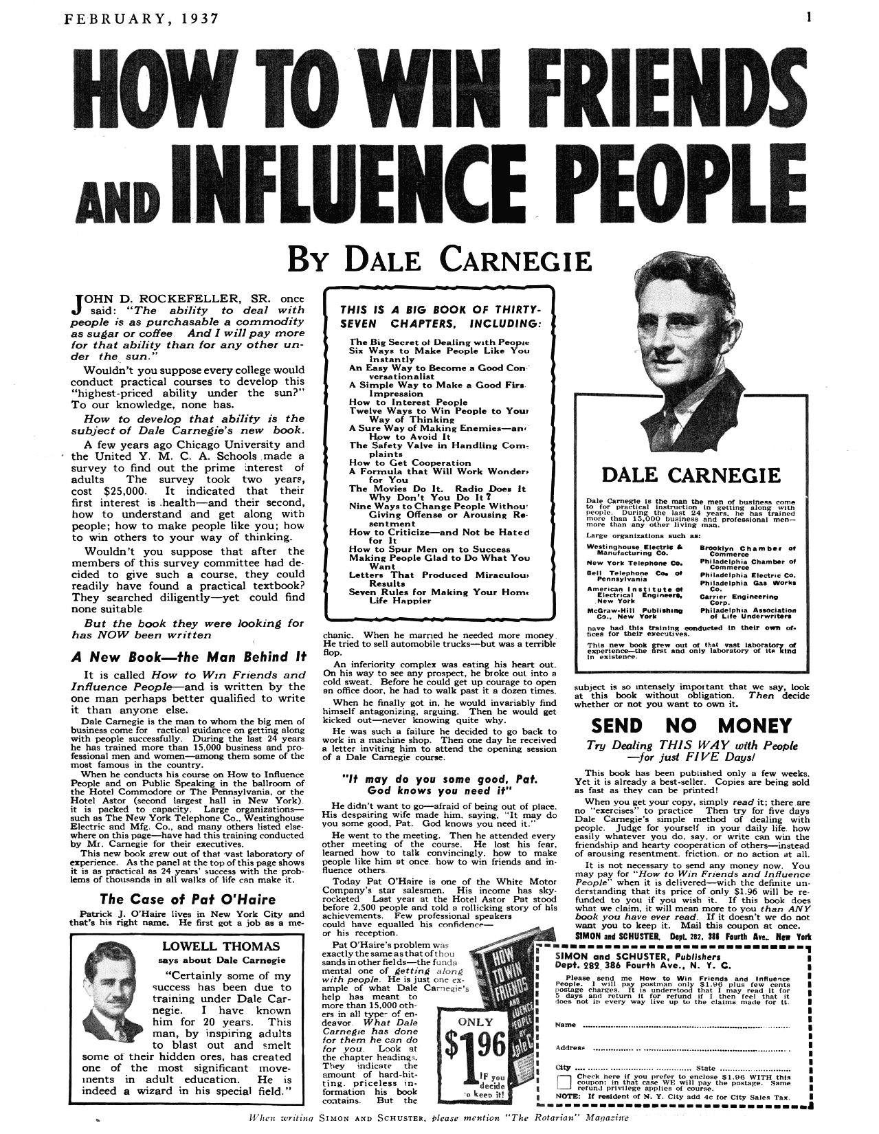 Win Friends Ad By Victor Schwab