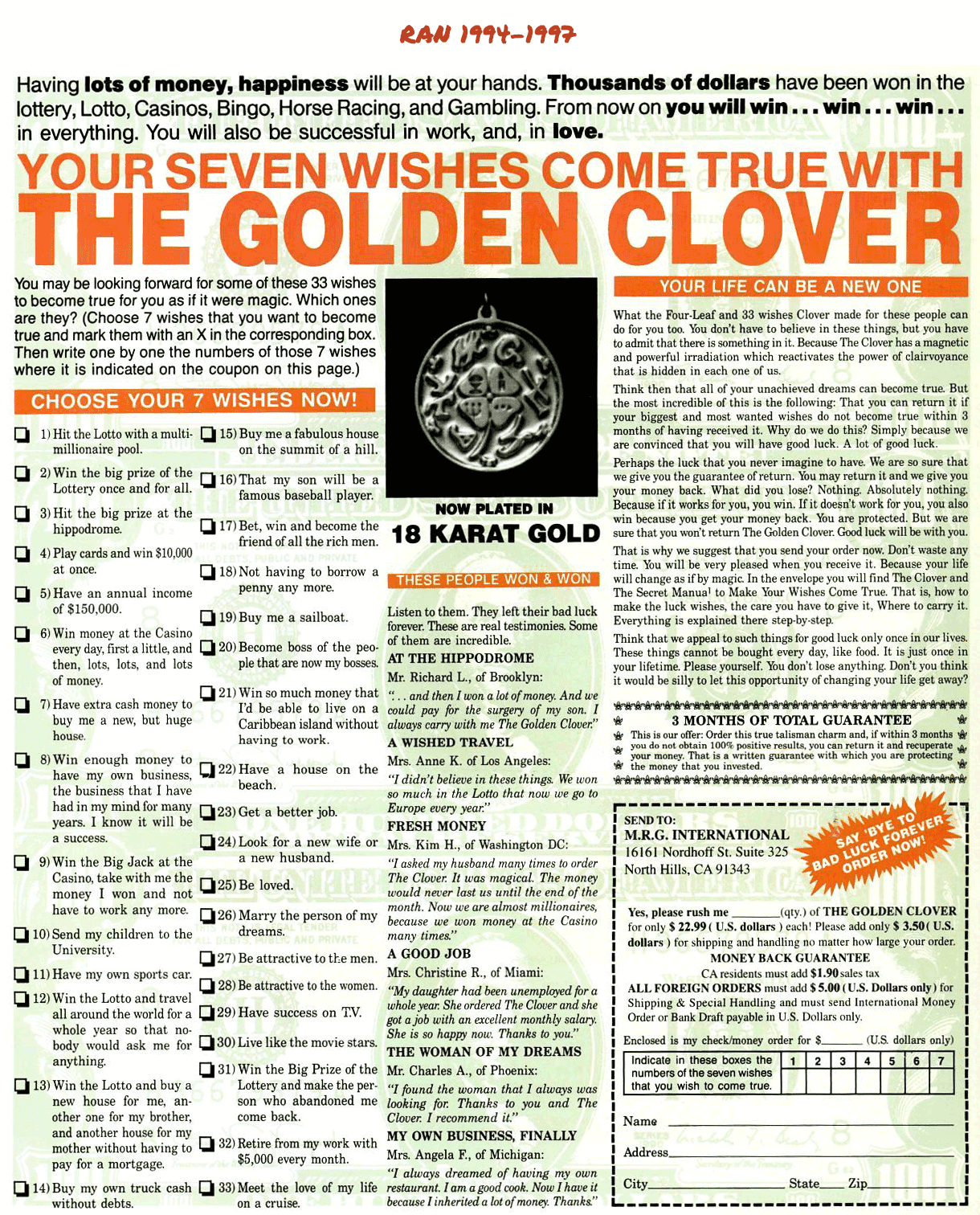 Wishes Ad Compilation